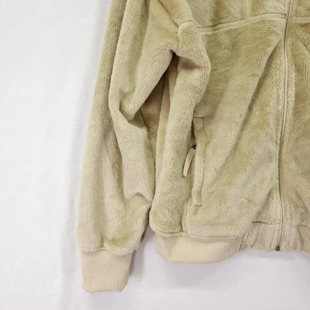 The North Face Osito Lux Jacket Women's Medium Beige Long Sleeve Full Zip - Picture 12 of 15